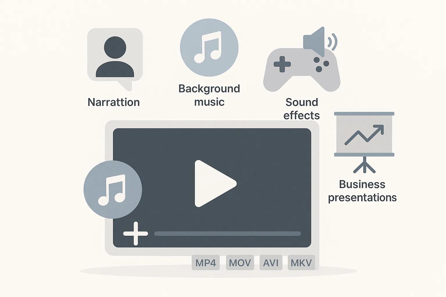 Multiple audio options for video enhancement