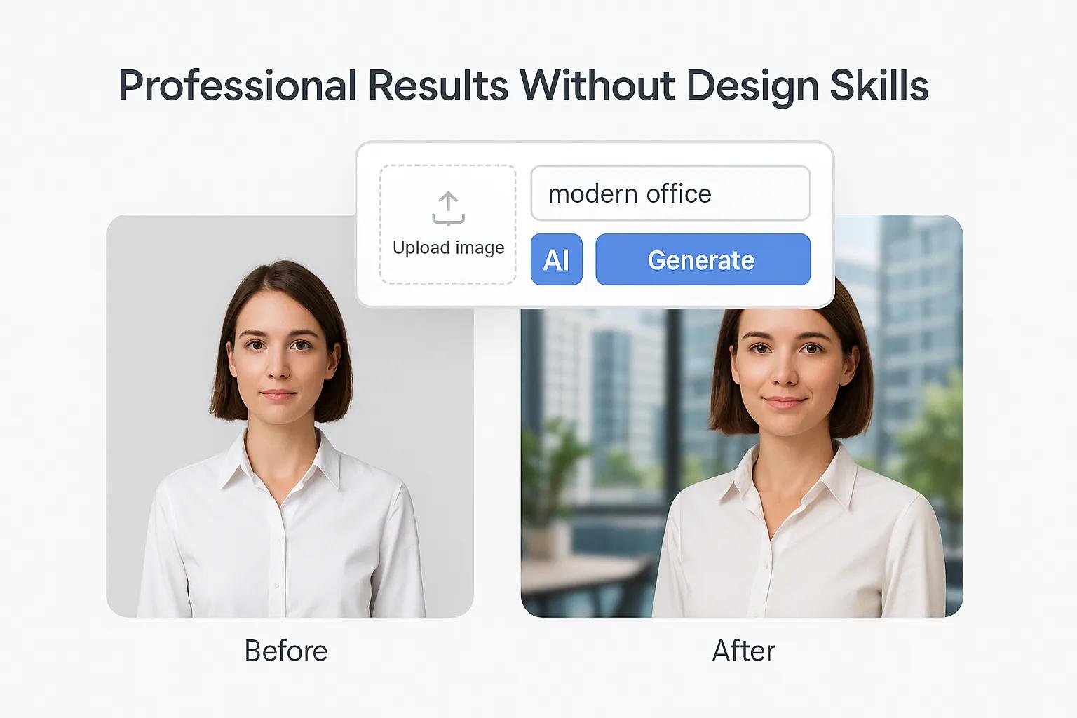 AI Background Changer customization options