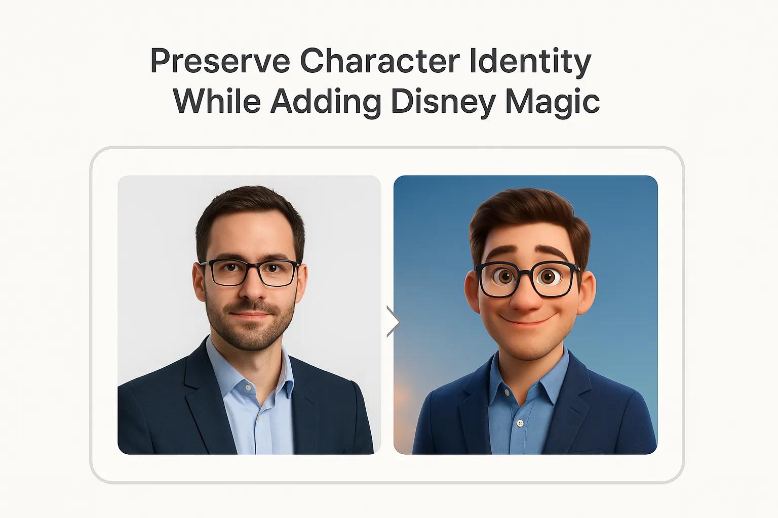 AI Disney Poster composition preservation