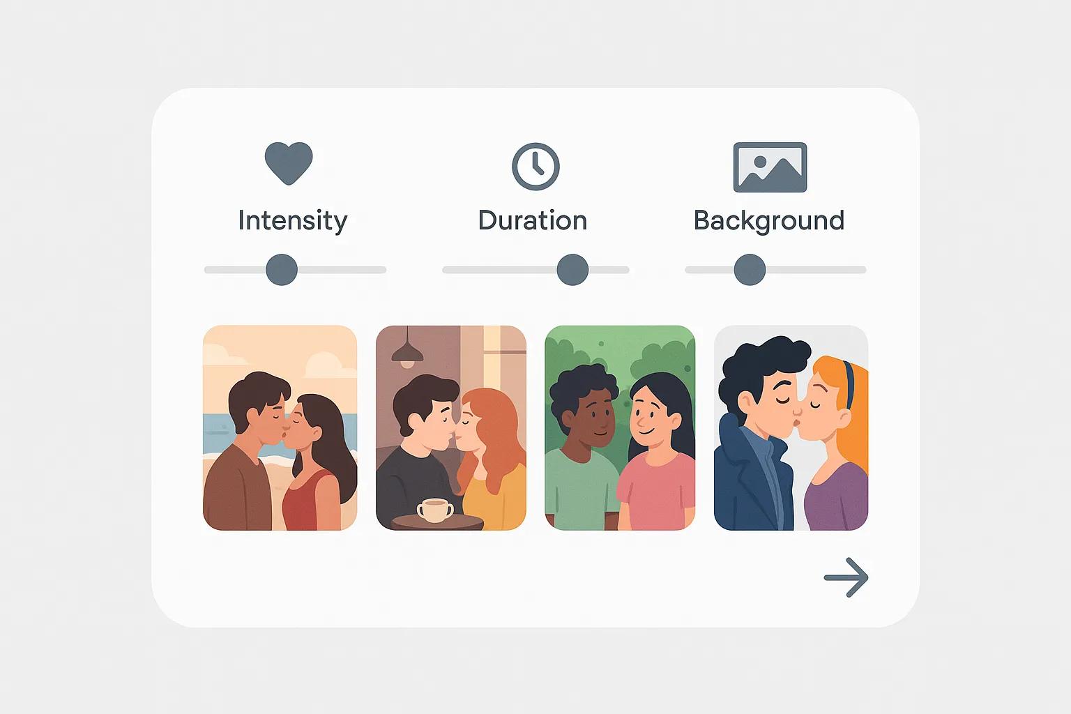 HD Quality AI French Kiss Video Generator