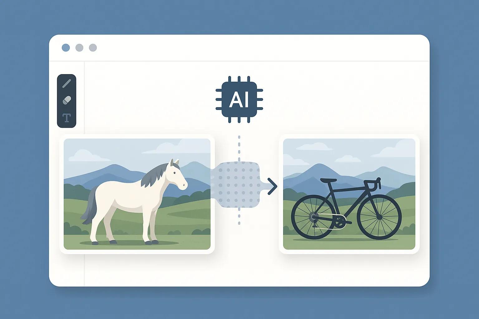 Creative AI Inpainting for image modification