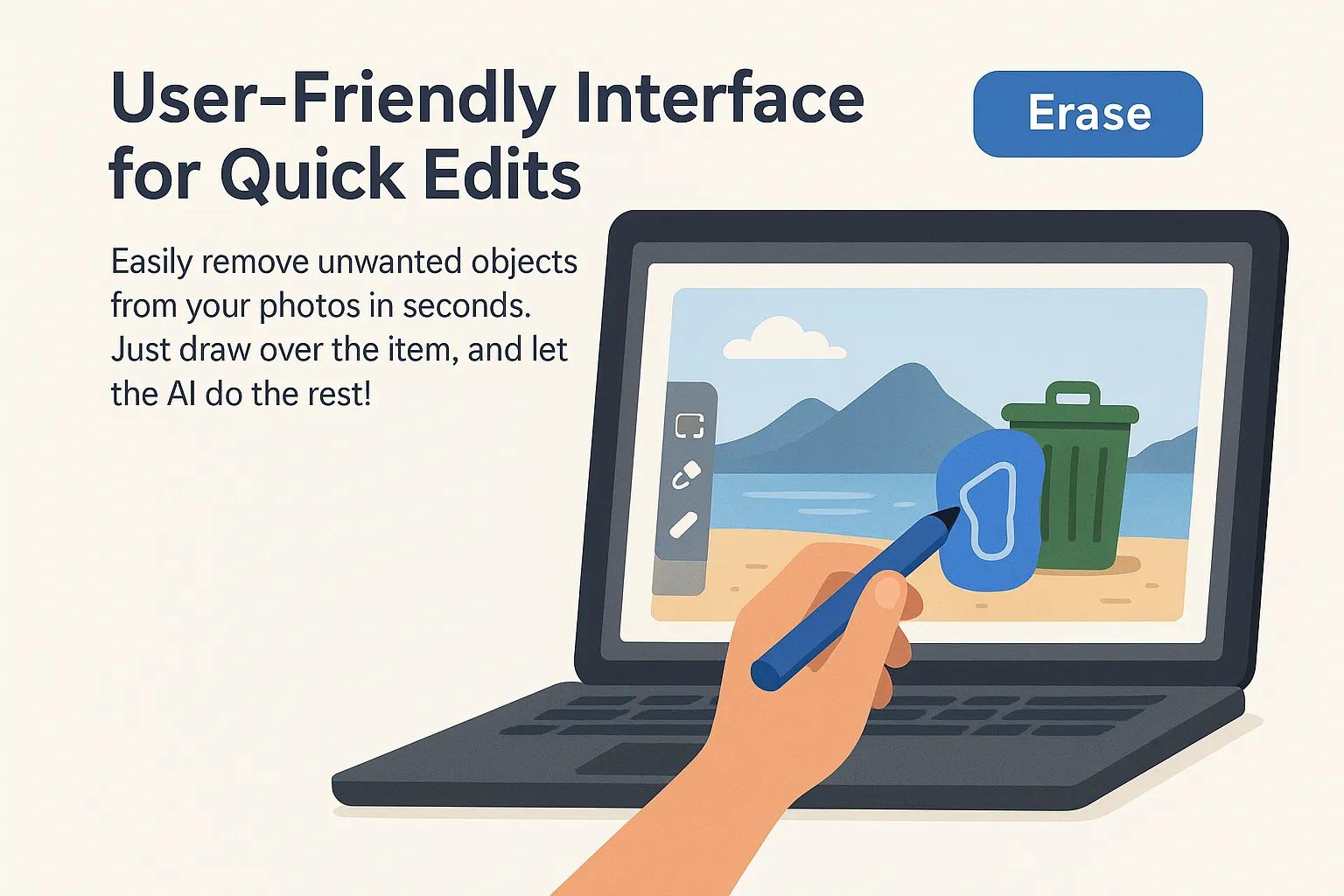 AI Object Remover user interface
