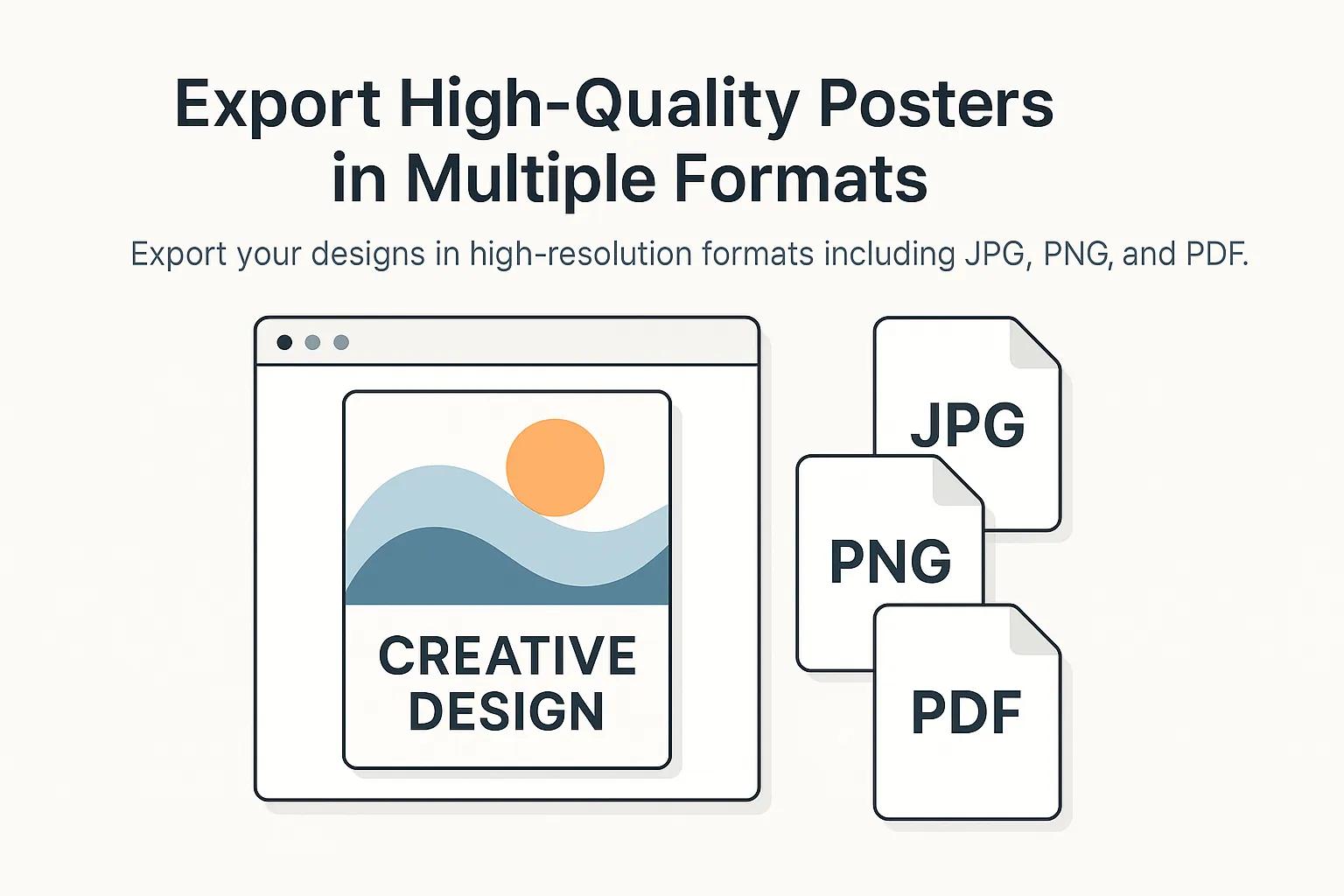 Various poster designs for different industries and occasions