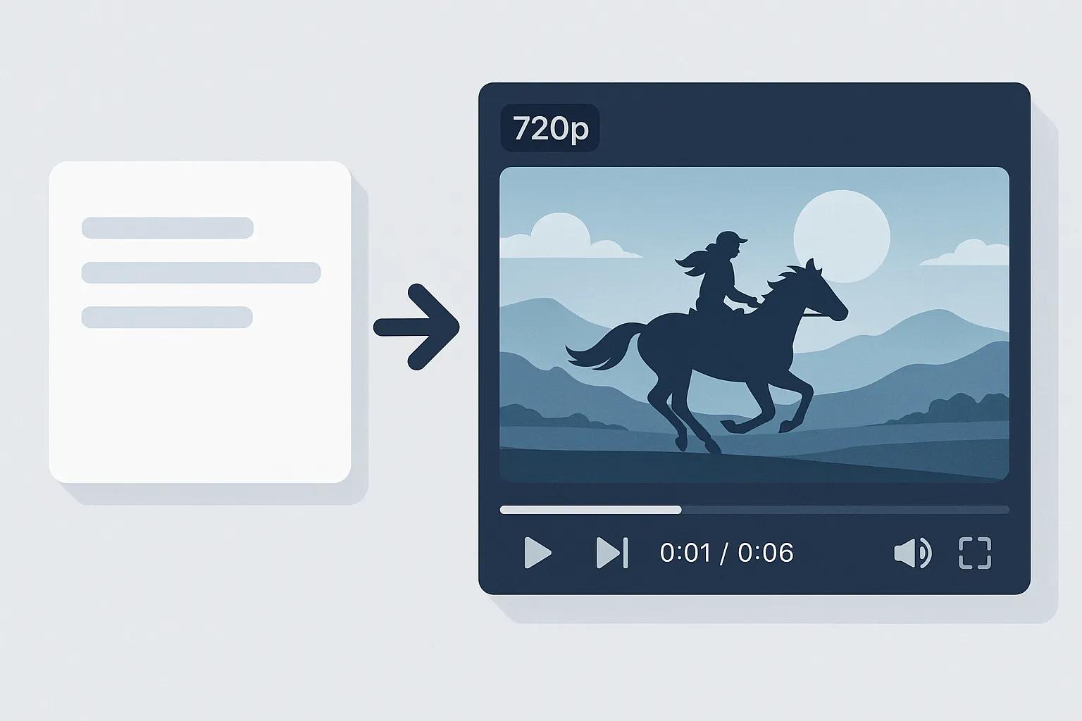 Hailuo AI Text To Video generation example
