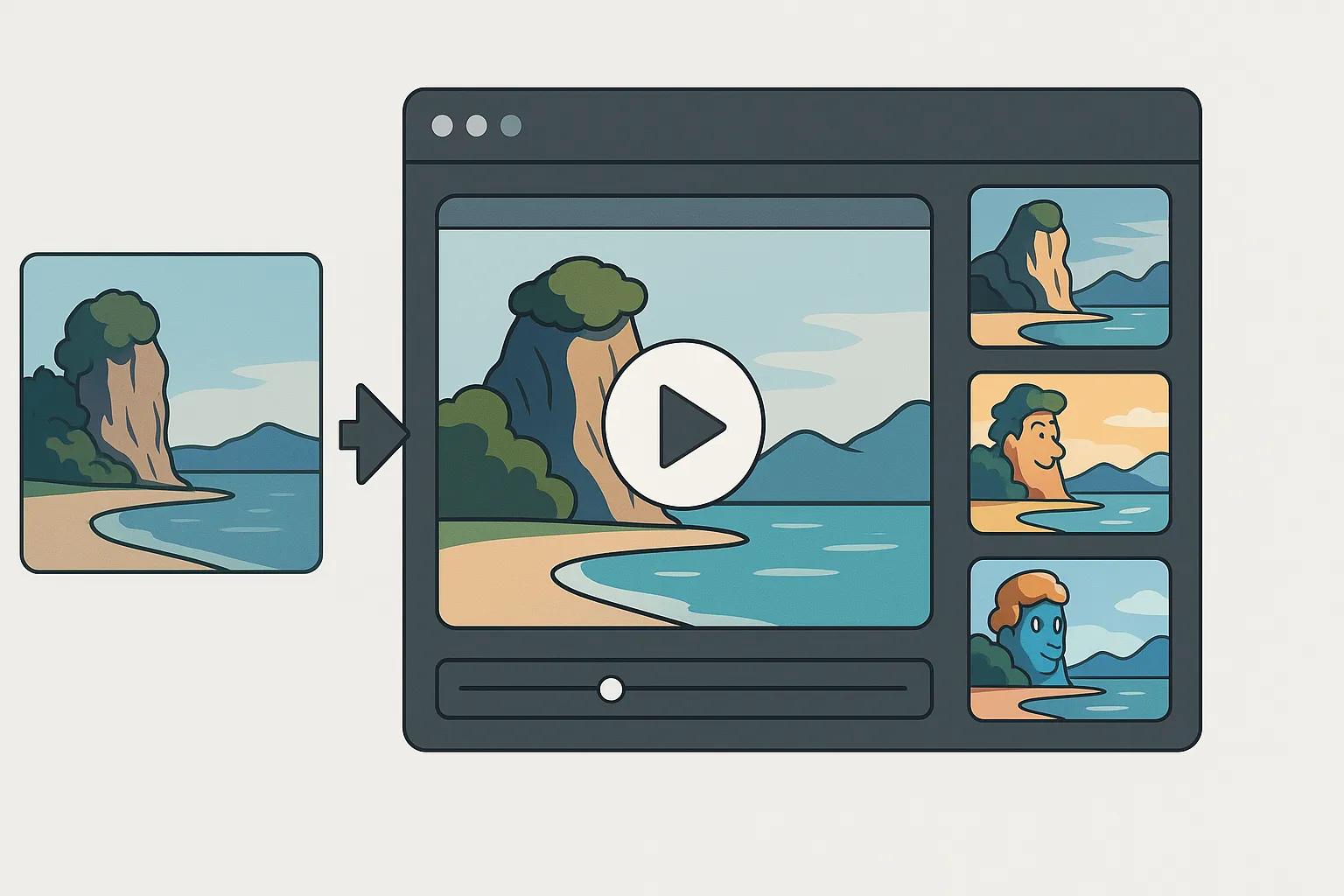 Image To Video AI transformation example