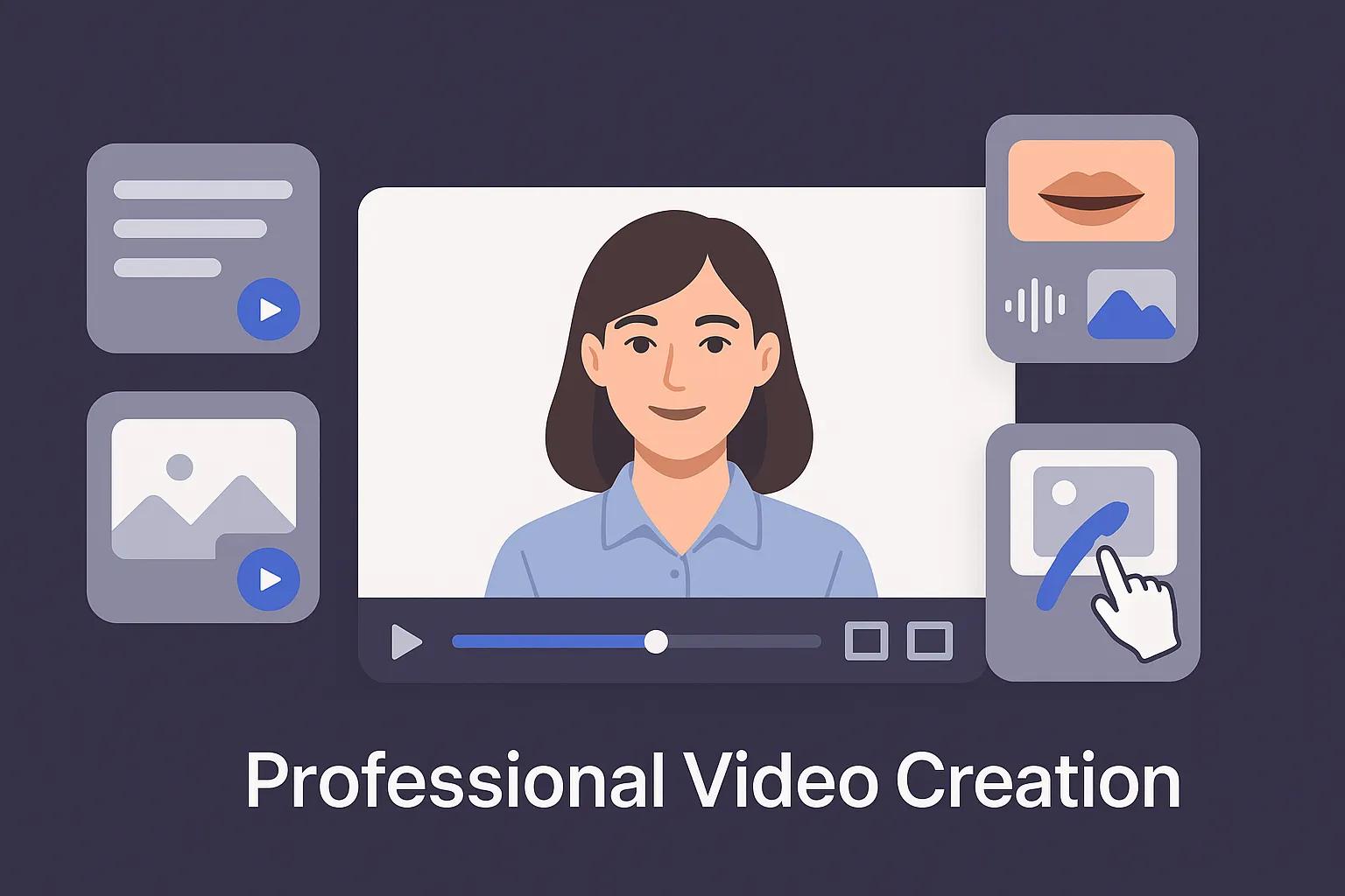 Kling AI video creation interface