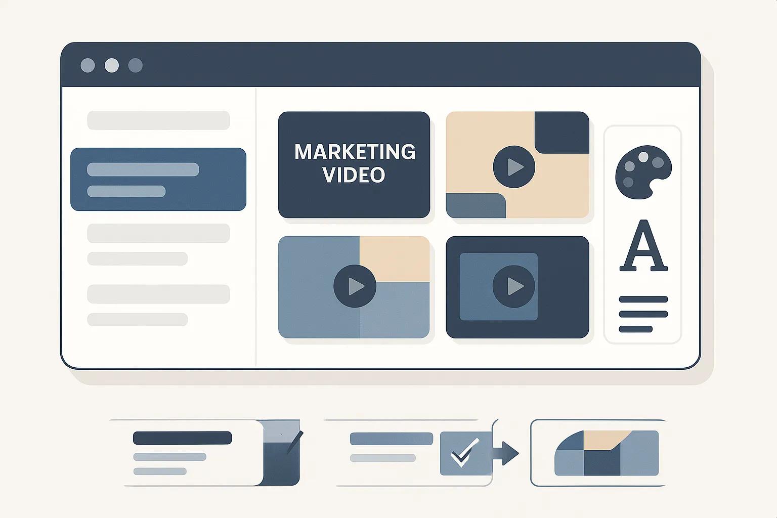 Text To Video AI customizable templates