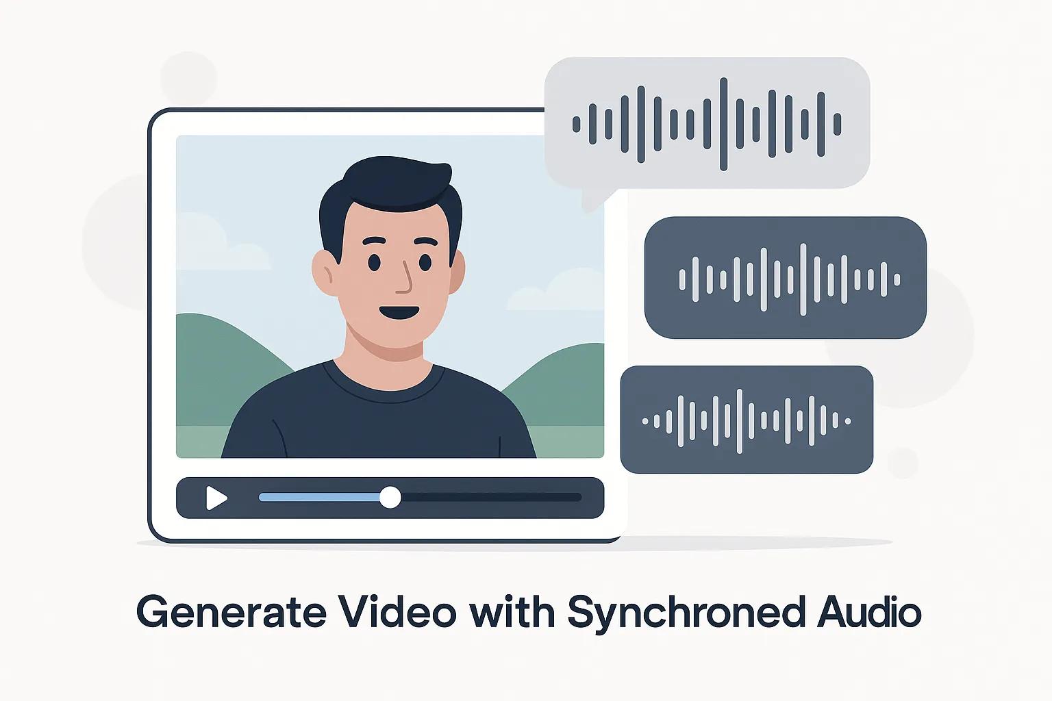 Veo3 Video Generator creating video with audio